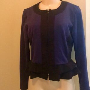 Cute front Blue and Black Blazer